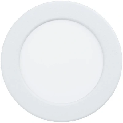 Afbeelding van EGLO Fueva 5 led inbouwspot, diameter 11,7 cm, dimbare ledspot van staal met een kunststof lichtvlak, inbouwlamp in wit, vlak, lage inbouwdiepte 2
