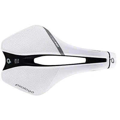Afbeelding van Prologo Scratch fietszadel, uniseks, volwassenen, wit/zwart