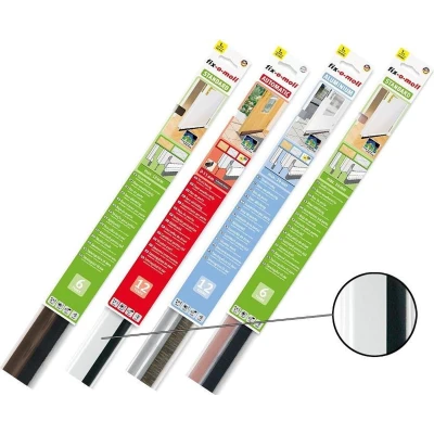 Afbeelding van Fix o moll Deurborstel met veersysteem 100 x 4,2 cm wit