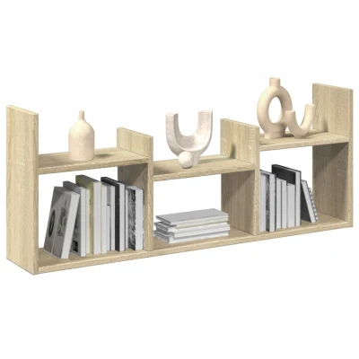 Afbeelding van vidaXL Wandkast 100x18x40 cm bewerkt hout sonoma eikenkleurig