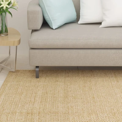 Afbeelding van vidaXL Vloerkleed 100x100 cm natuurlijk sisal