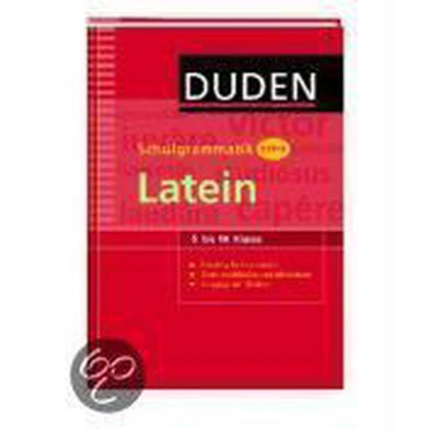 Afbeelding van Duden Schulgrammatik extra Latein