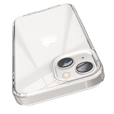 Afbeelding van elago Hybrid Clear Case Compatibel met iPhone 13 Hoesje (6.1&quot;) PC + TPU Hybride Technologie, Anti Vergelende, Schokbestendige Bumper, Full Body Bescherming (Transparant)