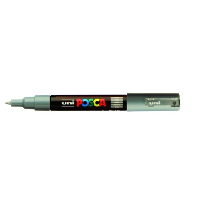 Afbeelding van Uni POSCA paintmarker PC 1MC, 0,7 mm, grijs