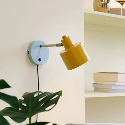 Afbeelding van Ocean kerrie, turquoise wandlamp