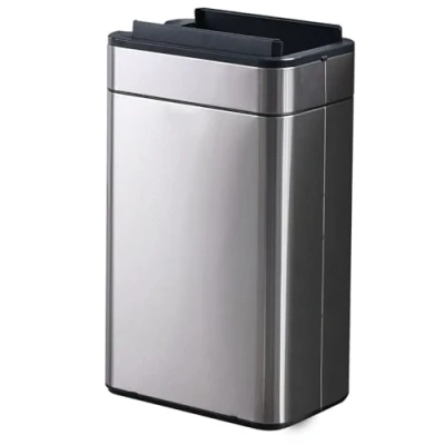 Afbeelding van FlinQ Sensor Prullenbak 60L Zilver Koopjedeal.nl Altijd de beste deal