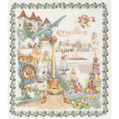 Afbeelding van Thea Gouverneur Counted Cross Stitch Kit Efteling Aida 16 count 2042A