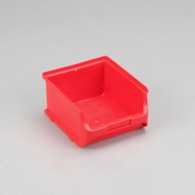 Afbeelding van allit open fronted storage bin ProfiPlus Box 2B, gemaakt van PP, rood
