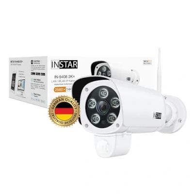 Afbeelding van INSTAR IN 9408 2K+ LAN/WLAN ws 101665 IP Bewakingscamera WiFi 2560 x 1440 Pixel