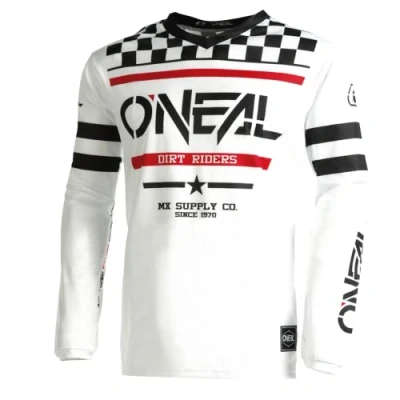 Afbeelding van Oneal Element Squadron V.22 Motorcross Trui, zwart wit rood, afmeting S voor man