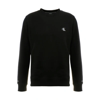 Afbeelding van Calvin Klein heren Sweater met logoborduring in de kleur Zwart, maat: XS