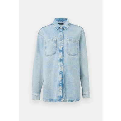 Afbeelding van Noisy May Shacket Alva L/S Denim Light Blue