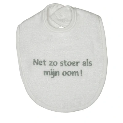 Afbeelding van Petit Villain Wit &#039;Net Zo Stoer Als Mijn Oom&#039; Slab