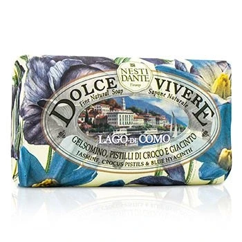 Afbeelding van Nesti Dante Dolce Vivere Fine Natural Soap Lago Di Como Jasmine Crocus Pistils &amp; Blue Hyacinth 250 g