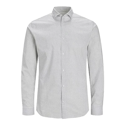 Afbeelding van JACK &amp; JONES PREMIUM slim fit overhemd JPRBLABLACKPOOL met all over print groen