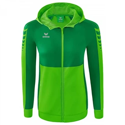 Afbeelding van Six Wings trainingsjack met capuchon dames green/smaragd / 34