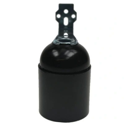 Afbeelding van Vtac Fitting E27 Base zwart met bevestingsplaatje 6042760