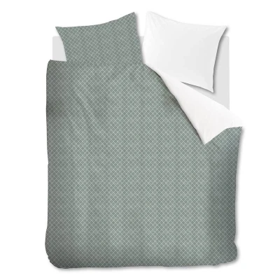 Afbeelding van Snoozing Puck Dekbedovertrek Lits jumeaux 240x200/220 cm Green