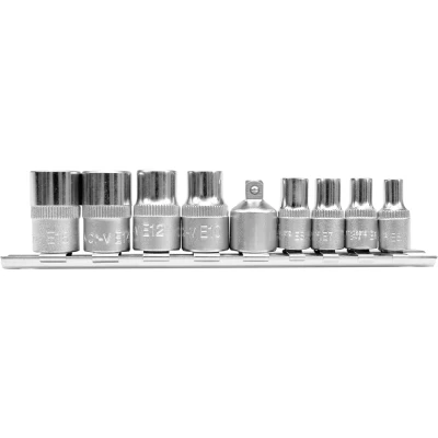 Afbeelding van Yato Steeksleutel Torx CR V E5 E16 9 delig YT 0520