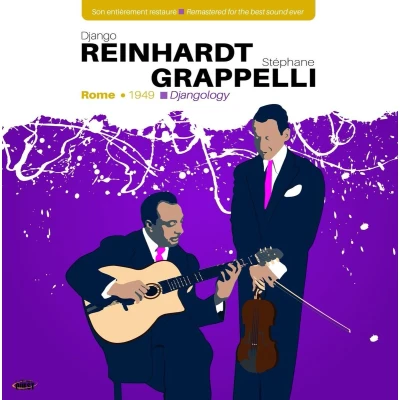 Afbeelding van Django Reinhardt &amp; Stephane Grappelli Djangology: Rome 1949 (2 LP)