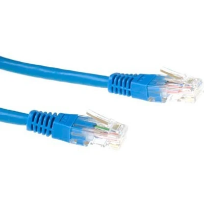 Afbeelding van ACT IB9603 LSZH U/UTP CAT6 Patchkabel Blauw 3 meter