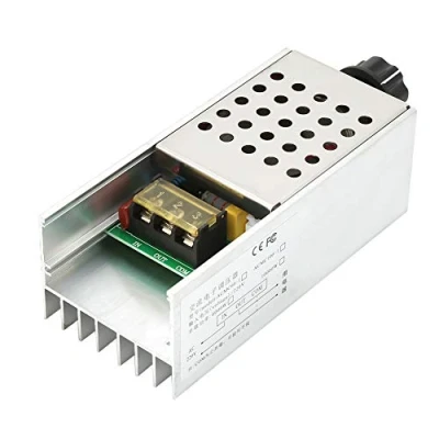 Afbeelding van Spanningsregelaar, 6000 W AC 220 V SCR Elektrische spanningsregelaar Dimmer Motor Snelheid Temperatuurregelaar