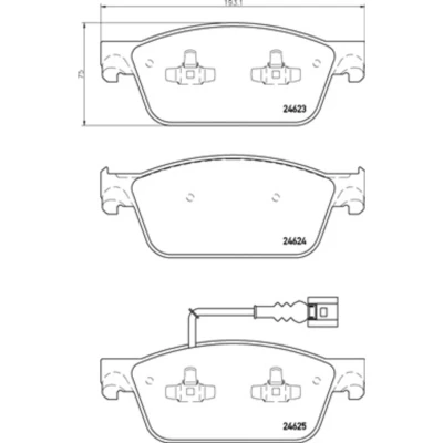 Afbeelding van Brembo Remblokset P 85 141
