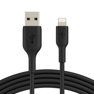 Afbeelding van Belkin Lightning naar USB kabel (1 meter) zwart