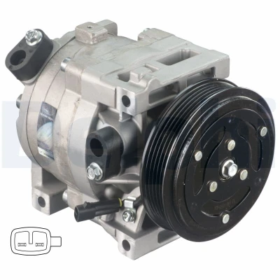 Afbeelding van Delphi Diesel Airco compressor CS20402