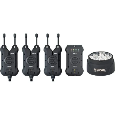Afbeelding van Sonik SKX 3+1 Alarm + Bivvy lamp Beetmelder set