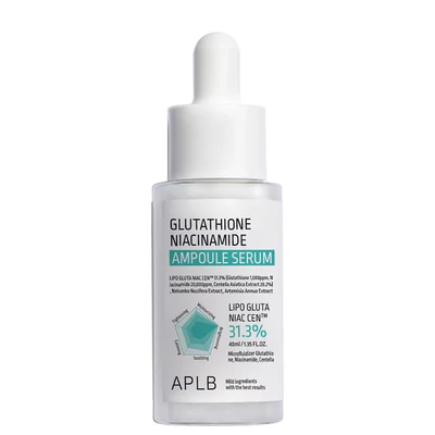 Afbeelding van ALPB 40 ml Serum 1000ppm Glutatthione Niacinamide Ampoule Diep Hydraterend Gladde Huid