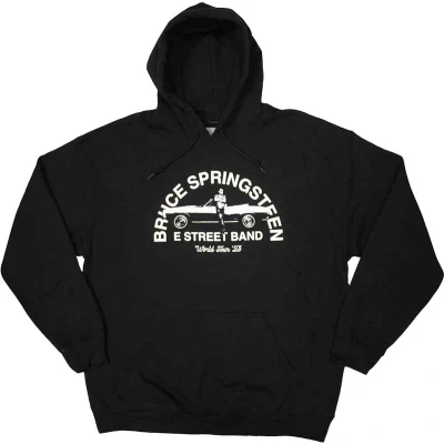 Afbeelding van Bruce Springsteen Tour &#039;23 Leaning Car Hoodie/trui M Zwart