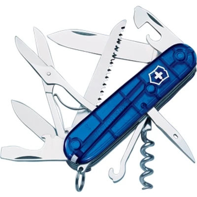 Afbeelding van Victorinox Huntsman transparant blauw in doosje