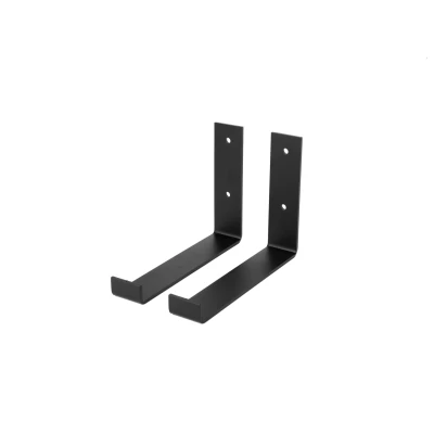 Afbeelding van Plankdrager Industrieel Zwart 150 x 200 mm T4 Set 2 Stuks