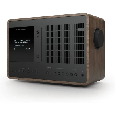 Afbeelding van Revo SuperConnect DAB+ internet radio en Spotify Walnoot/Zwart
