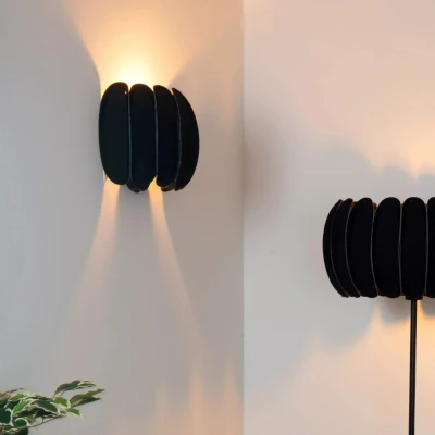 Afbeelding van Lucide SPENCER Wandlamp 1xE27 Zwart