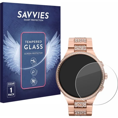 Afbeelding van Savvies Tempered Glass Screen Protector voor Michael Kors Camille Gen 6 MKT5147 9H Gehard Glas Scherm Beschermer