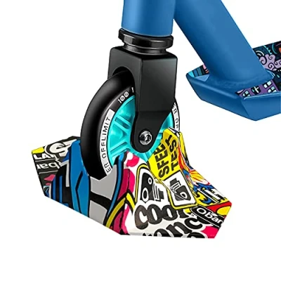 Afbeelding van Universele Scooter Stand, stuntstep Stand Gebruikt voor ​stuntsteppen/stuntsteppen/stuntsteppen kinderen/freestyle scooters / 95 mm tot 125 wielen (Graffiti)
