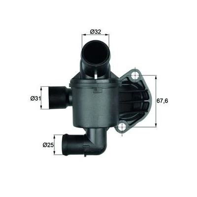 Afbeelding van Thermostaat, koelvloeistof MAHLE TI 35 87