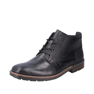 Afbeelding van Rieker Veterboots Nero schwarz, Heren, Maat: 44, schwarz Leer/ synthetisch