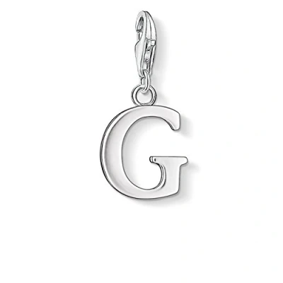 Afbeelding van Thomas Sabo Dames bedelhanger G letter Charm Club 925 sterling zilver 0181 001 12
