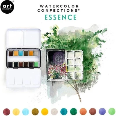 Afbeelding van Prima Marketing Watercolor Confections Aquarelverf Essence set van 12 kleuren