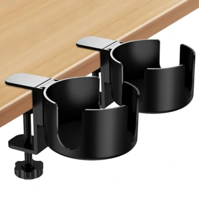 Afbeelding van bureau bekerhouder, 2 stuks, tafel, anti morsen, bekerhouder voor bureau, flessenhouder, bed, kantoor, keuken, eettafels