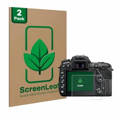 Afbeelding van ScreenLeaf Screenprotector voor Nikon D7500 Duurzame schermbescherming Folie Beschermfolie transparant (2 Stuks)