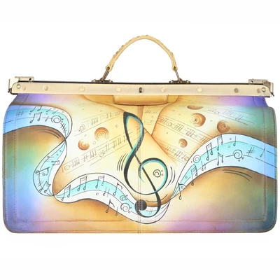 Afbeelding van Greenland Nature Art+Craft Dokterkoffer Leer 48 cm Laptopcompartiment