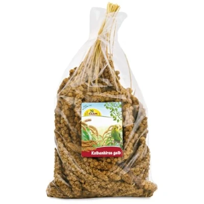 Afbeelding van 1kg JR Farm Trosgierst Geel Vogelvoer