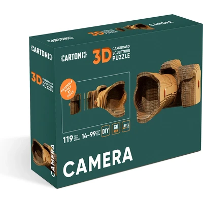 Afbeelding van CARTONIC 3D puzzel camera kartoon decoratie kinderen DIY