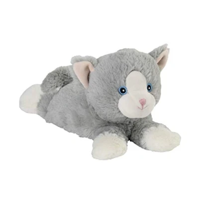 Afbeelding van Warmies® Warmtekussen/knuffeldier &quot;Minis kat grijs&quot; uitneembare gierst lavendelvulling 20 cm 280 g