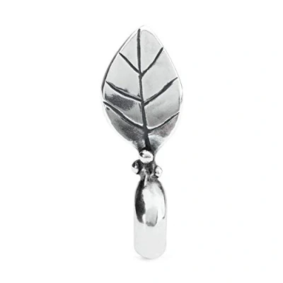 Afbeelding van Trollbeads Zilver 925 Bead Leaf Spacer, Sterling zilver, Kein Edelstein