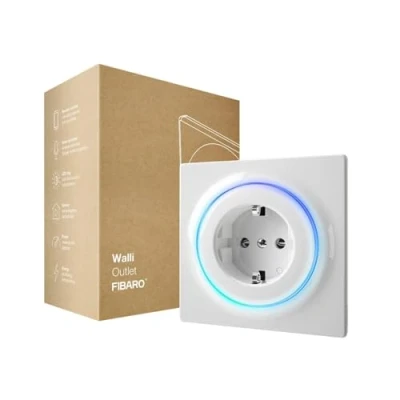 Afbeelding van Fibaro Walli wandcontactdoos Type F Wit